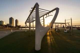 Gimnasio exterior